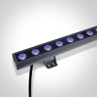 7055B/RGB GREY 24x1,5W RGB 30deg LENS IP66 24V DIMMABLE
