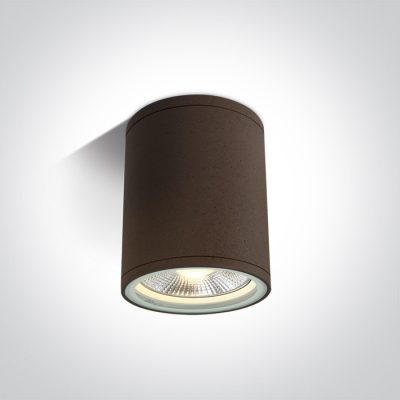 67132C/BR RUST BROWN CYLINDER PAR30 E27 20W IP54