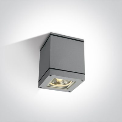 67132D/G GREY SQUARE CEIL PAR30 20W IP54