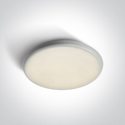 67370/W/C WHITE PLAFO 25W CW IP54 230V