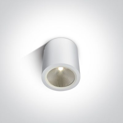 67380/W/W WHITE COB LED 10W WW IP54 60d 230V