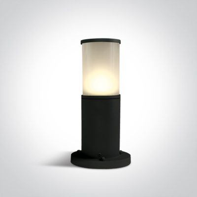 67100/B BLACK POLE 35cm E27 20W
