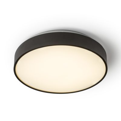 RENDL MENSA R 40 stropná matná čierna 230V LED 28W 3000K