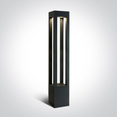 67504A/AN/W ANTHRACITE BOLLARD 90cm 22W WW IP65 230V