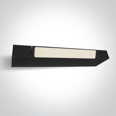 38112C/B/V BLACK BATHROOM / WALL LIGHT 12W CCTV IP44 230V