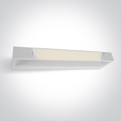 38112C/W/V WHITE BATHROOM / WALL LIGHT 12W CCTV IP44 230V