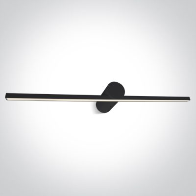 38114N/B/V BLACK BATHROOM / WALL LIGHT 14W CCTV IP44 230V