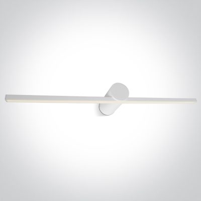 38114N/W/V WHITE BATHROOM / WALL LIGHT 14W CCTV IP44 230V