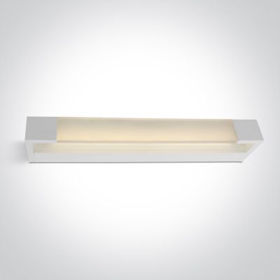 38114R/W/W WHITE LED BATHROOM / WALL LIGHT 14W WW IP44 230V