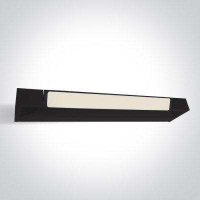 38118C/B/V BLACK BATHROOM / WALL LIGHT 18W CCTV IP44 230V