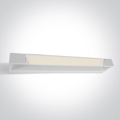 38118C/W/V WHITE BATHROOM / WALL LIGHT 18W CCTV IP44 230V