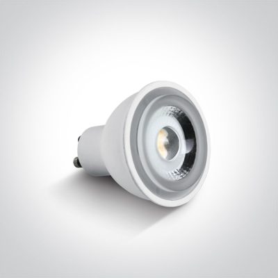 7306CG/W WHITE COB 6W WW GU10 60deg 230V