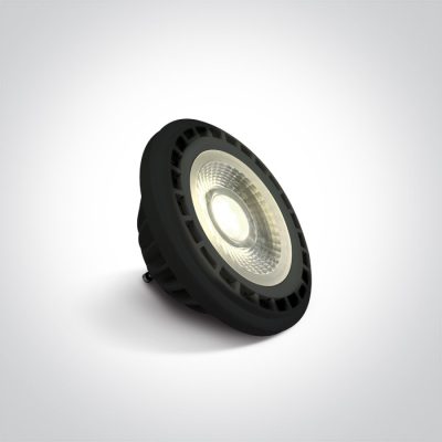 7315GB/C/45 BLACK R111 GU10 13W CW 45deg 230v