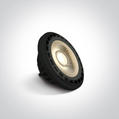 7315GB/W/45 BLACK R111 GU10 13W WW 45deg 230v