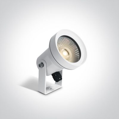 67196BG/W WHITE GARDEN SPOT GU10 10W IP65