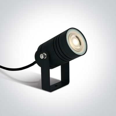 67198G/B BLACK GARDEN SPOT GU10 10W IP65