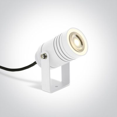 67198G/W WHITE GARDEN SPOT GU10 10W IP65