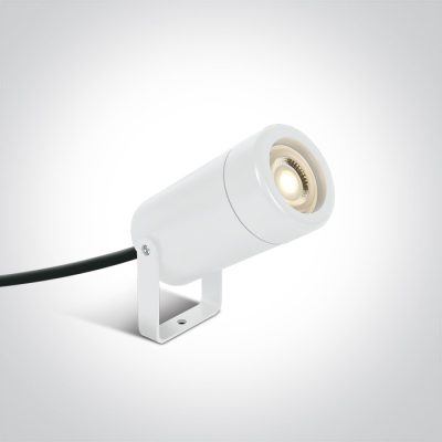 67200G/W WHITE SPOT GU10 6W IP65 100-240V