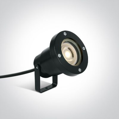 67202G/B BLACK SPOT GU10 6W IP65 100-240V