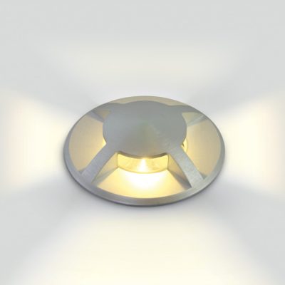 69016A/W ALUMINIUM IP67 INGROUND 3W WW 100-240V