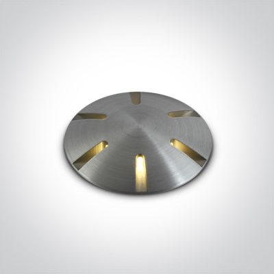 69044/AL/W ALUMINIUM IP67 INGROUND 1W WW 350mA
