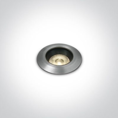 69056A/W ALUMINIUM IP67 INGROUND COB 3W WW 24V DC DIMMABLE DARK LIGHT
