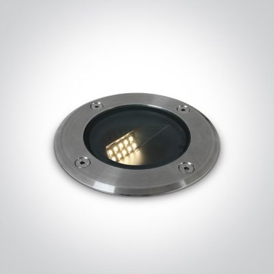 69062/W IP67 INGROUND ASYMMETRICAL LED 8W WW 230V