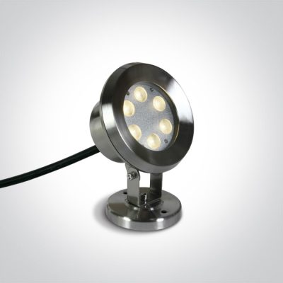 69064B/W 6X1W WW SS316 IP68 ADJUSTABLE UNDERWATER LED 24V