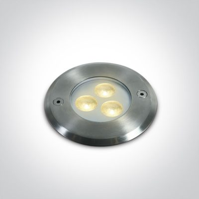 69066A/W 3x1W LED WW SS316 IP68 RECESSED UNDERWATER 24V