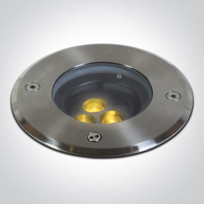 69074A/W SS316L IP67 INGROUND ADJUSTABLE 3x1,5W WW 230V DARK LIGHT