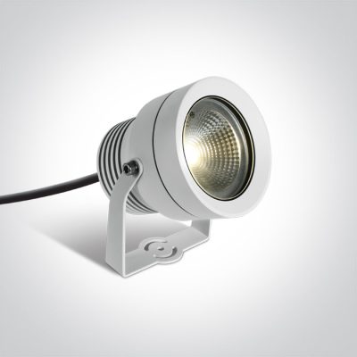 7047/W/W WHITE 20W WW 50d IP65 SPIKE 230V