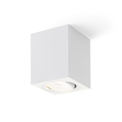 RENDL MAYO SQ stropná výklopná biela 230V/700mA LED 9W 36° 2700K
