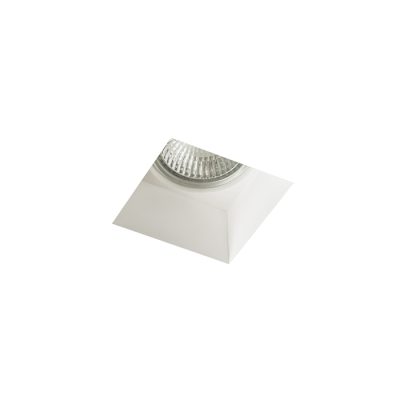 RENDL QUO SQ I zápustná sadrová 230V LED GU10 8W