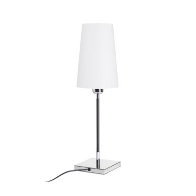 RENDL LULU stolná biela/čierna chróm 230V LED E27 8W