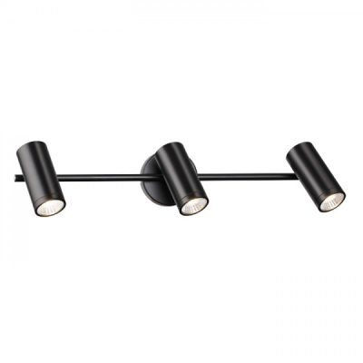 RENDL BOGARD III nástenná matná čierna 230V LED 3x5W 40° 3000K