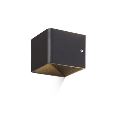 RENDL ONYX nástenná čierna 230V LED 5W 3000K