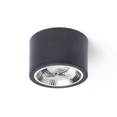 RENDL KELLY LED DIMM stropná čierna 230V LED 15W 45° 3000K