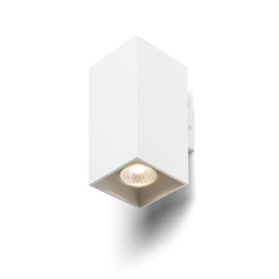 RENDL AGATE II nástenná matná biela 230V LED GU10 2x7W