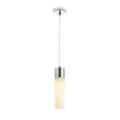 RENDL EIGHT závesná opálové sklo/chróm 230V LED E27 11W