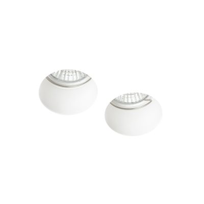 RENDL QUO R II zápustná sadrová 230V LED GU10 2x8W