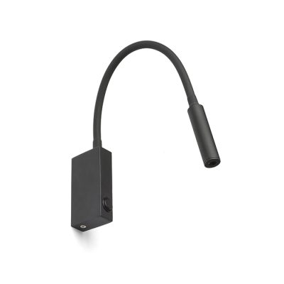 RENDL EKE nástenná čierna 230V LED 3W 60° 3000K
