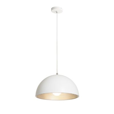 RENDL CARISSIMA 40 závesná matná biela/striebornosivá 230V LED E27 15W
