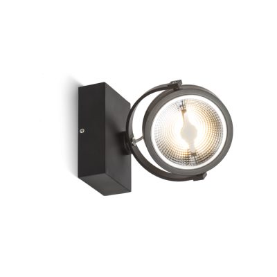 RENDL KELLY LED I DIMM nástenná čierna 230V LED 12W 24° 3000K