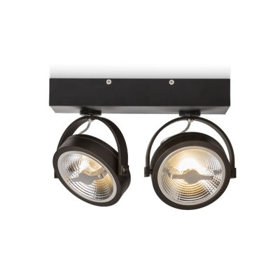 RENDL KELLY LED II DIMM nástenná čierna 230V LED 2x12W 24° 3000K