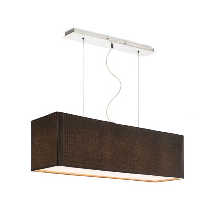 RENDL LOPE 80 závesná čierna matný nikel 230V LED E27 4x15W