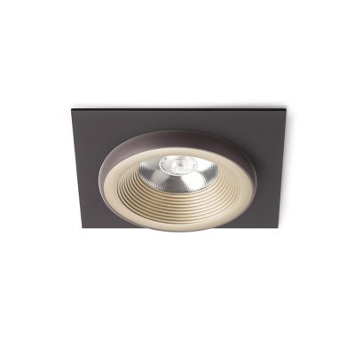 RENDL SHARM SQ I zápustná perlová zlatá/hnedá 230V LED 10W 24° 3000K
