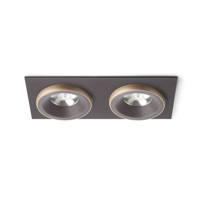 RENDL SHARM SQ II zápustná hnedá/perlová zlatá 230V LED 2x10W 24° 3000K