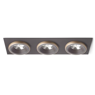 RENDL SHARM SQ III zápustná hnedá/perlová zlatá 230V LED 3x10W 24° 3000K