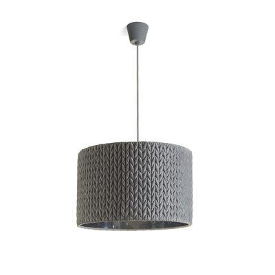 RENDL AINO 40 závesná sivá chróm 230V LED E27 15W