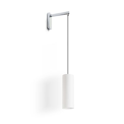 RENDL HUDSON nástenná biela chróm 230V LED E27 11W